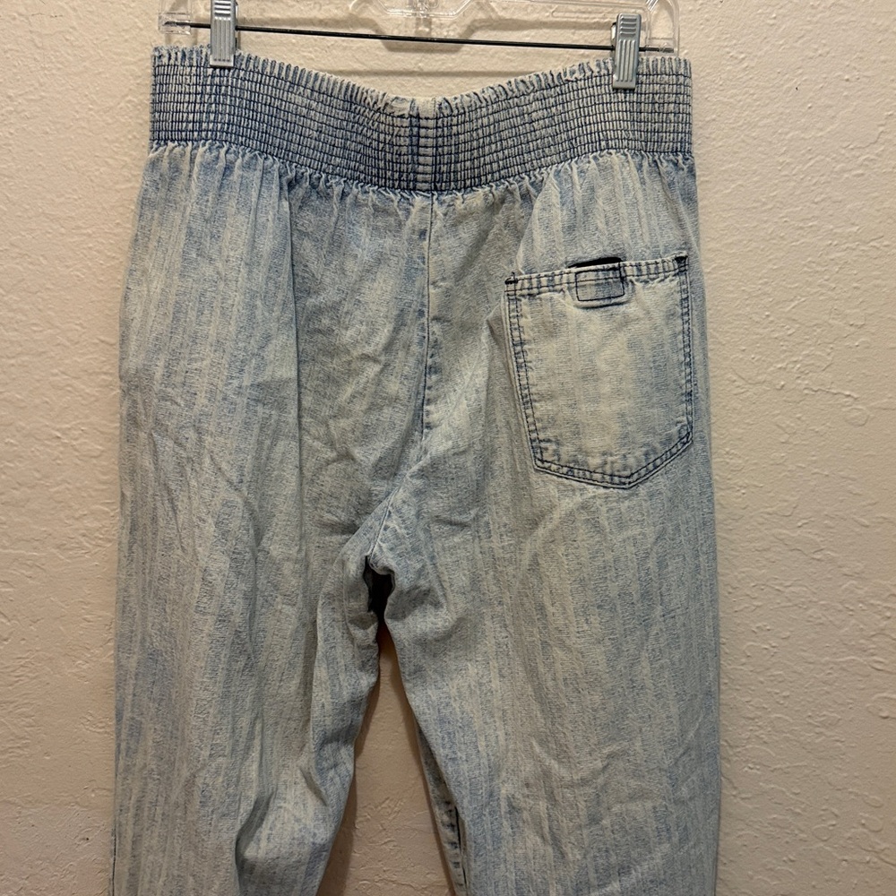 Vintage Acid Washed Jeans Rank Streetwear Denim Jeans unisex jeans - Picture 9 of 10